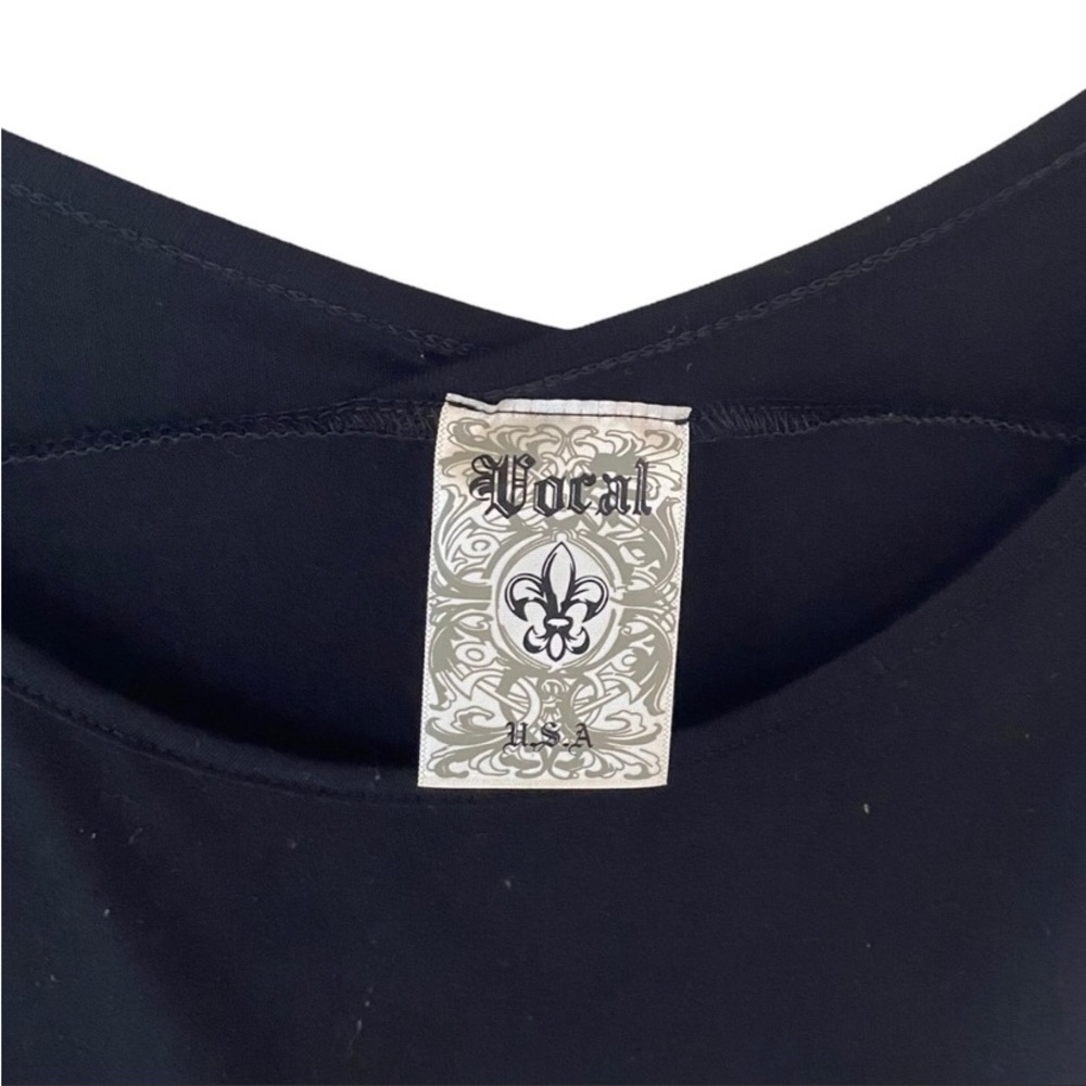 VOCAL Skulls Dolman Sleeve Top L - Picture 7 of 8